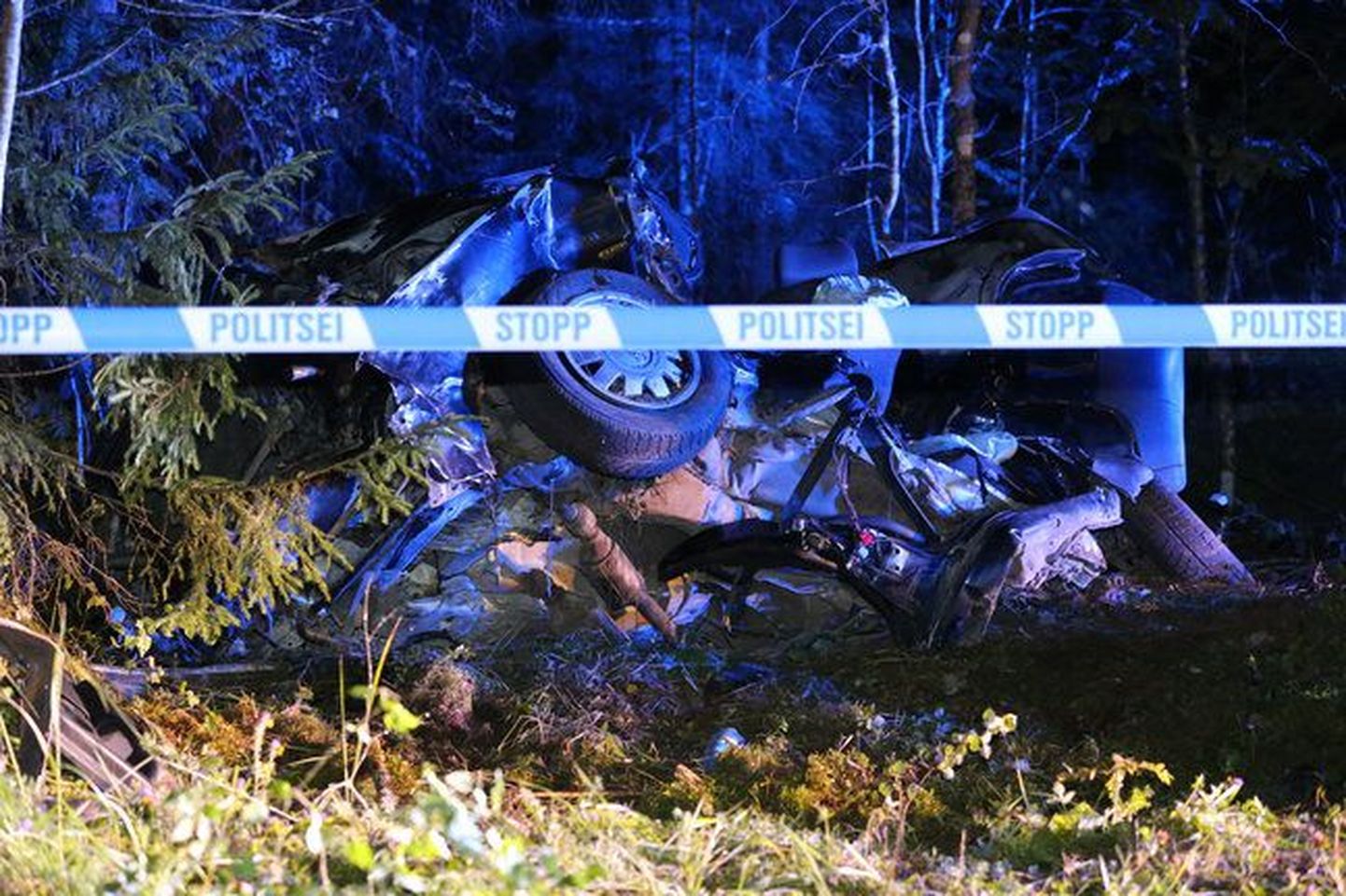 Трагическая авария в деревне Вехенди в Тартумаа.