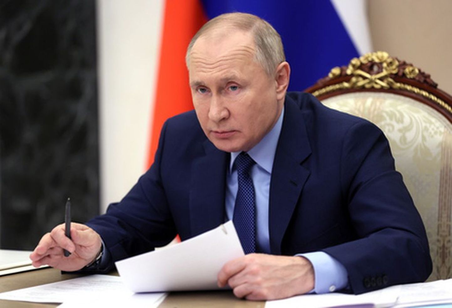 Vladimir Putin söetööstuse olukorda puudutaval nõupidamisel.