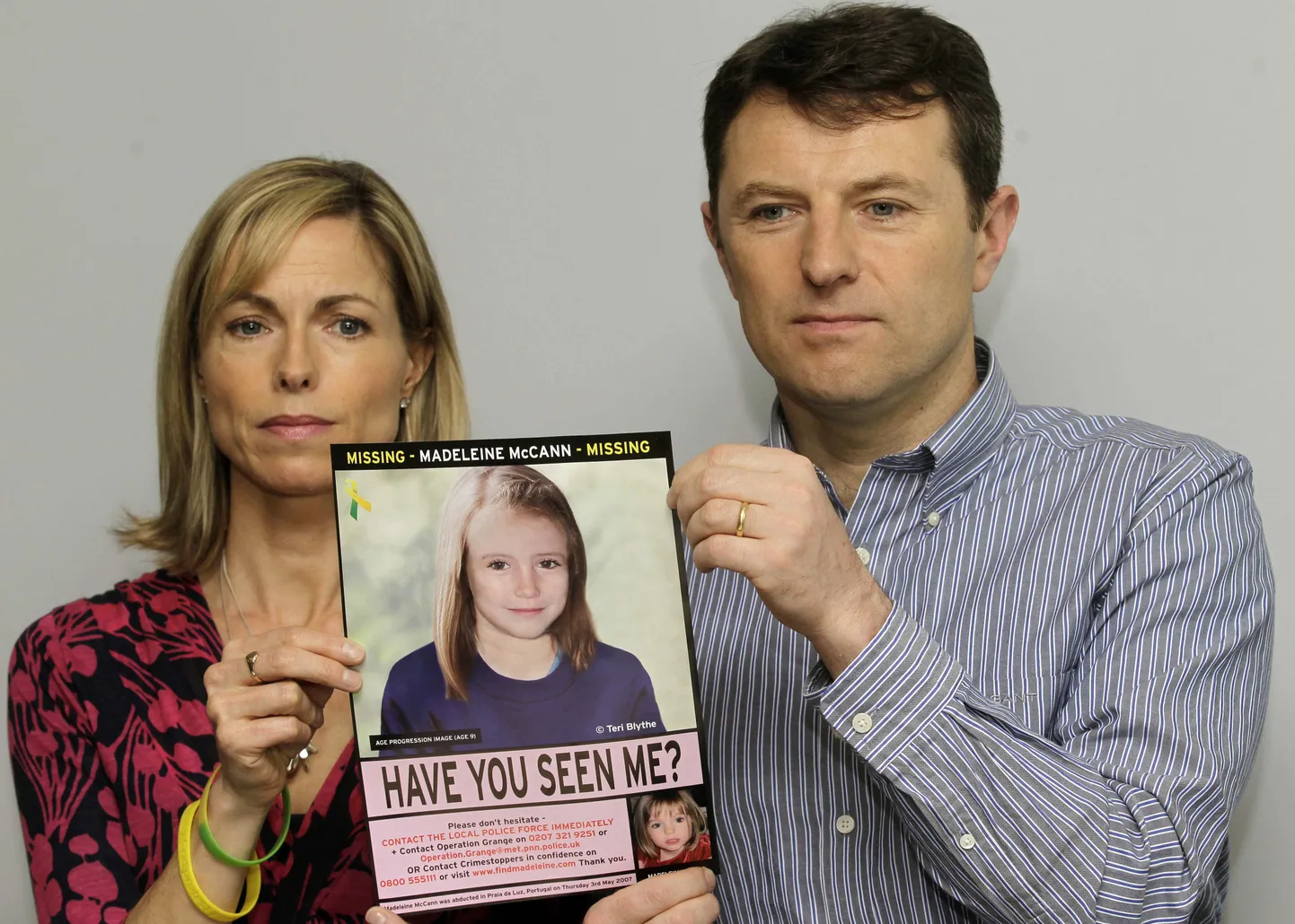 Kadunud Madeleine'i vanemad Kate ja Gerry McCann.