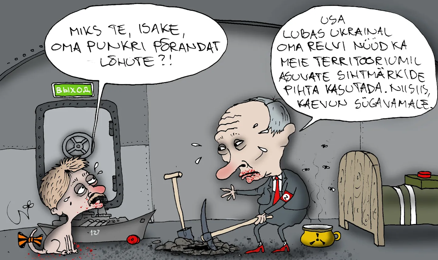 Urmas Nemvalts joonistab.