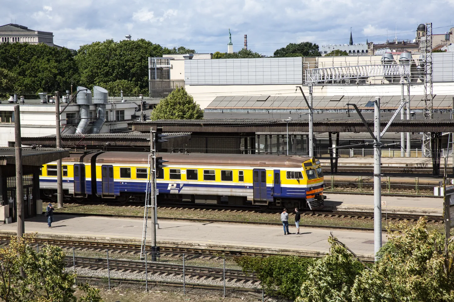 Rīgas Centrālā dzelzceļa stacija.