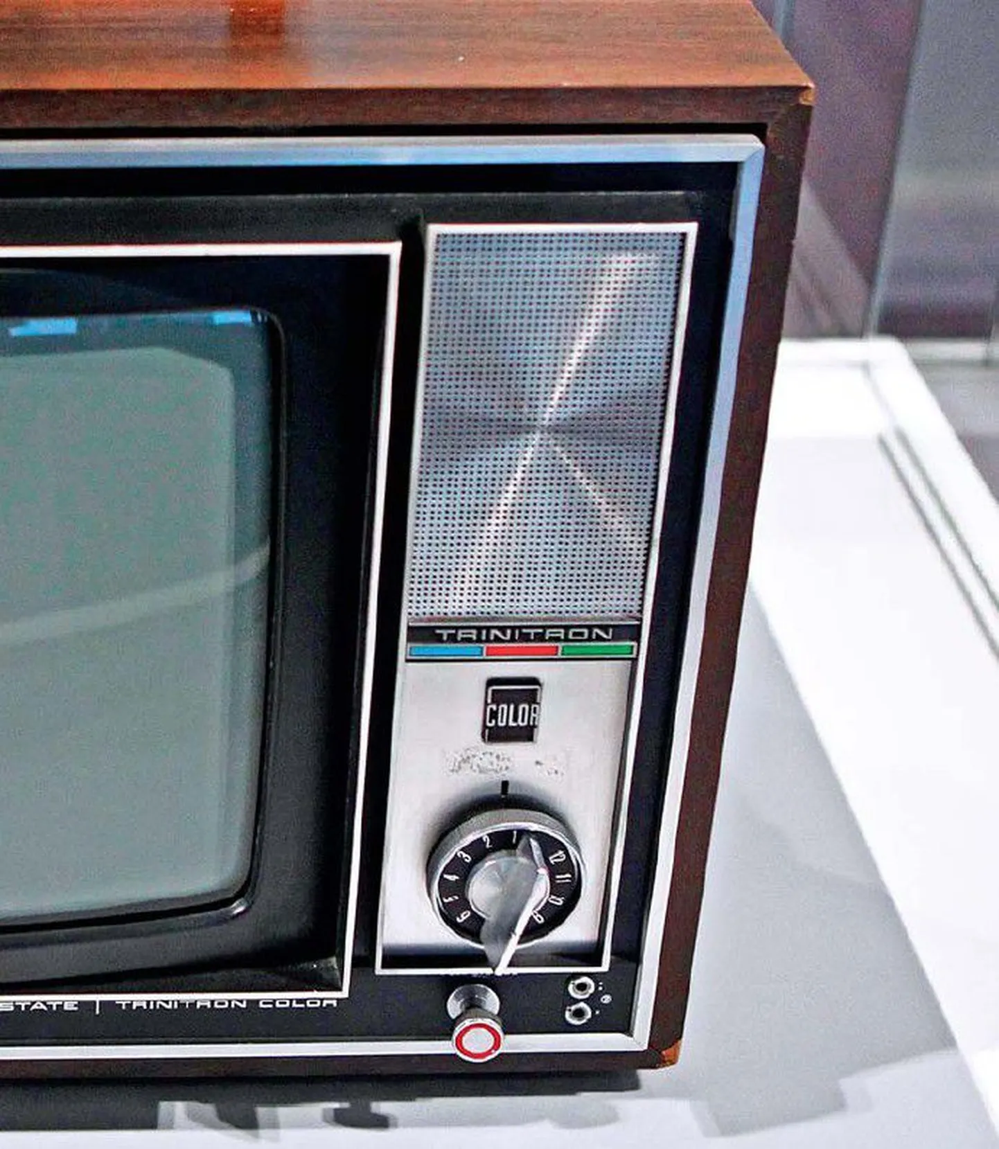 Sony esimene värviteler, mis toodeti 1968. aastal, on välja pandud firma muuseumis.
