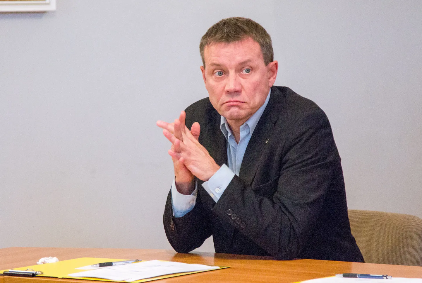 Jaanus Raidal on Keskerakonna esinumber Otepääl.