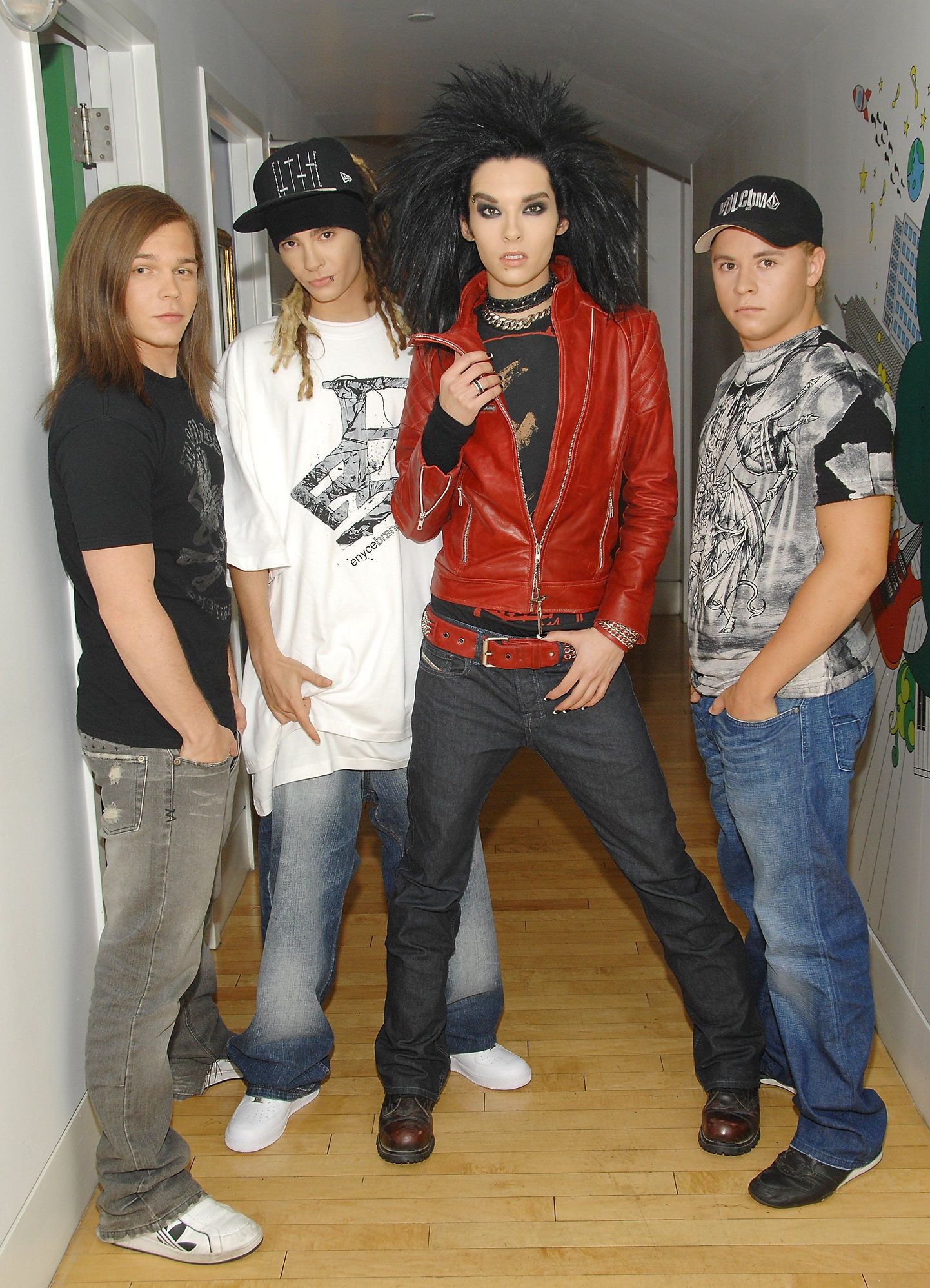 Ansambel Tokio Hotel: George Listing, Tom Kaulitz, Bill Kaulitz ja Gustav Schaefer
