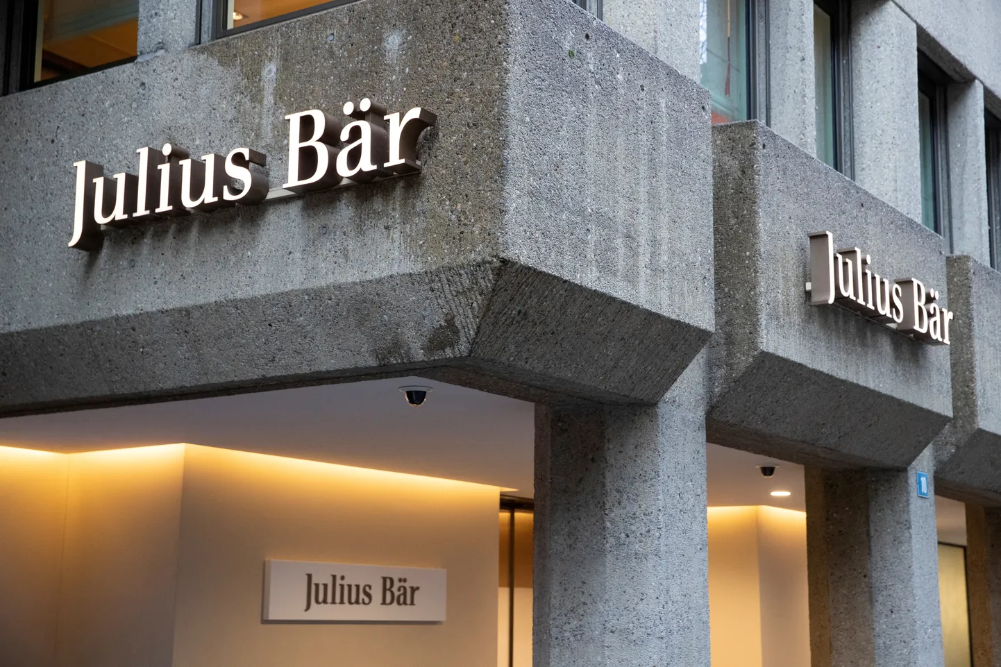 Šveitsi erapanga Julius Bäri peakontor Zürichis.