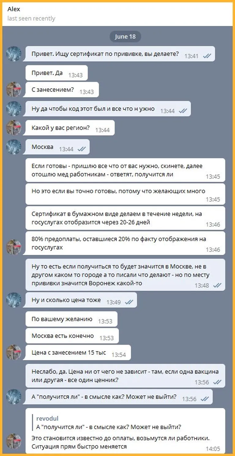 Продажа