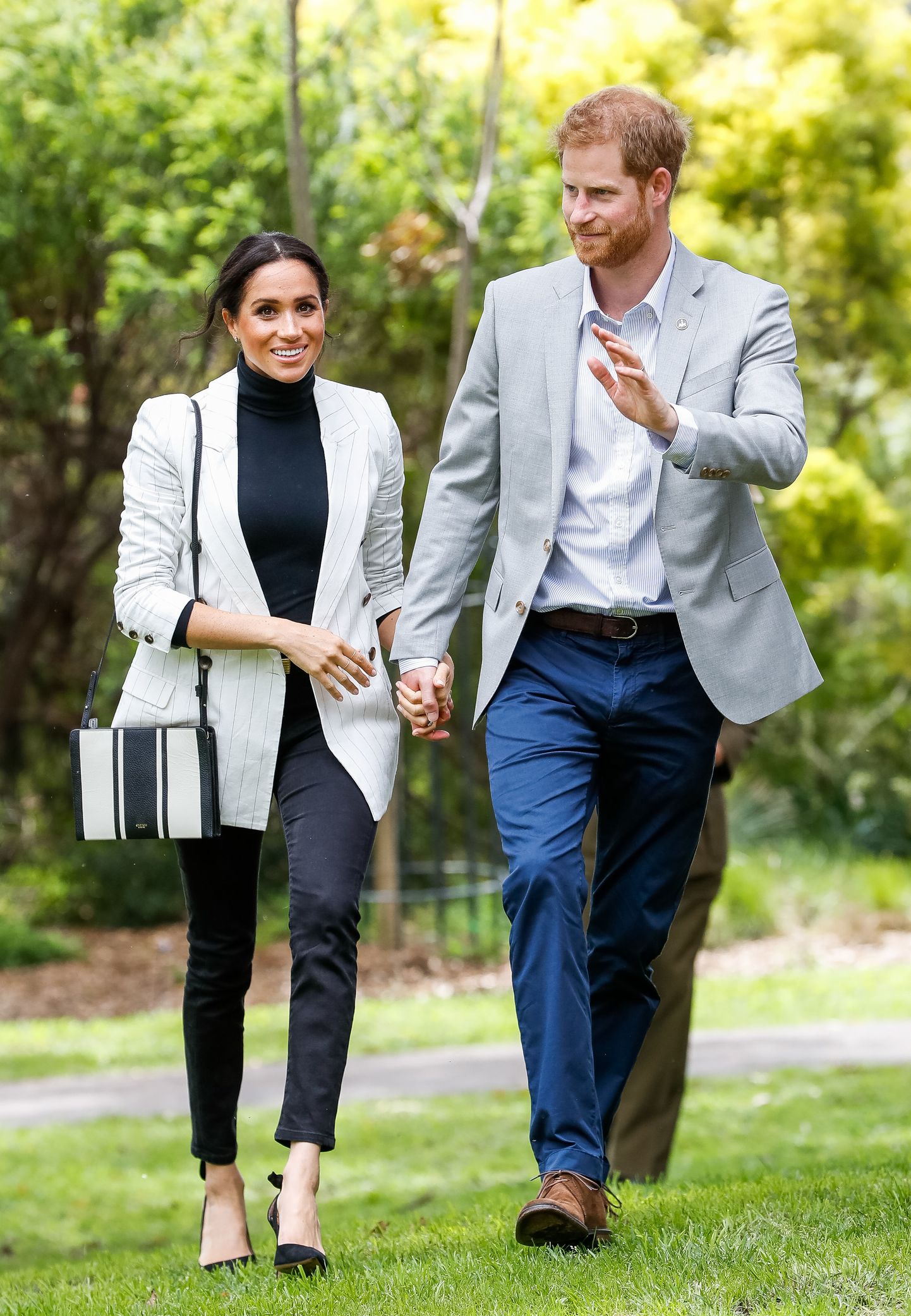 Prints Harry ja abikaasa Meghan jalutuskäigul Austraalias.