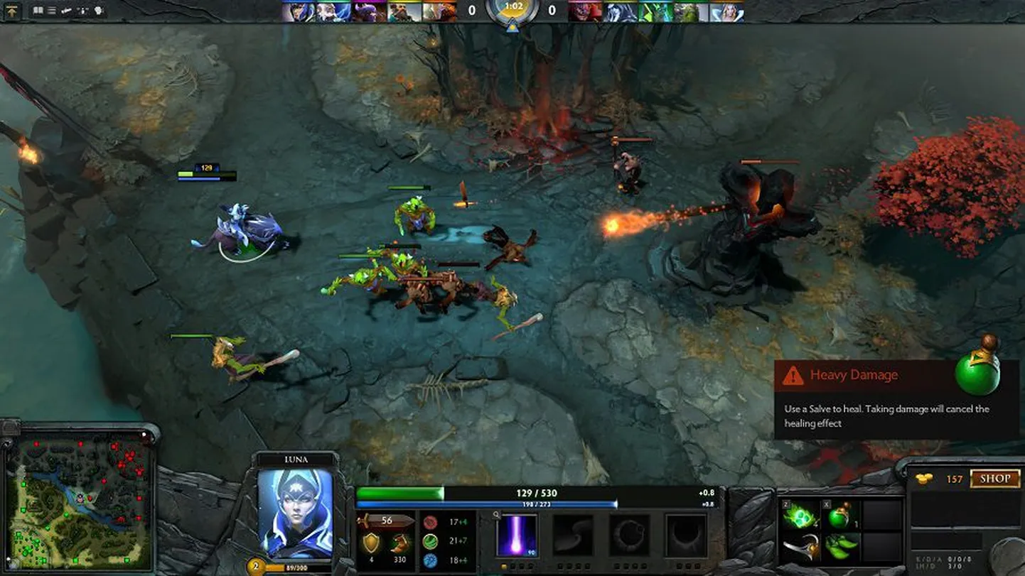 Üks populaarseim e-spordi mäng on Valve'i poolt loodud MOBA-žanrisse kuuluv DOTA 2.