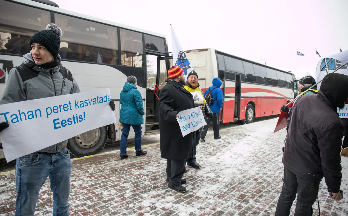 07. veebruar 2018 , Lääne-Virumaa, Eesti, Rakvere
HKScan, rakvere lihakombinaat, töötüli, streik

Fotol: Rakvere Lihakombinaat streik

Foto: Meelis Meilbaum / Virumaa Teataja