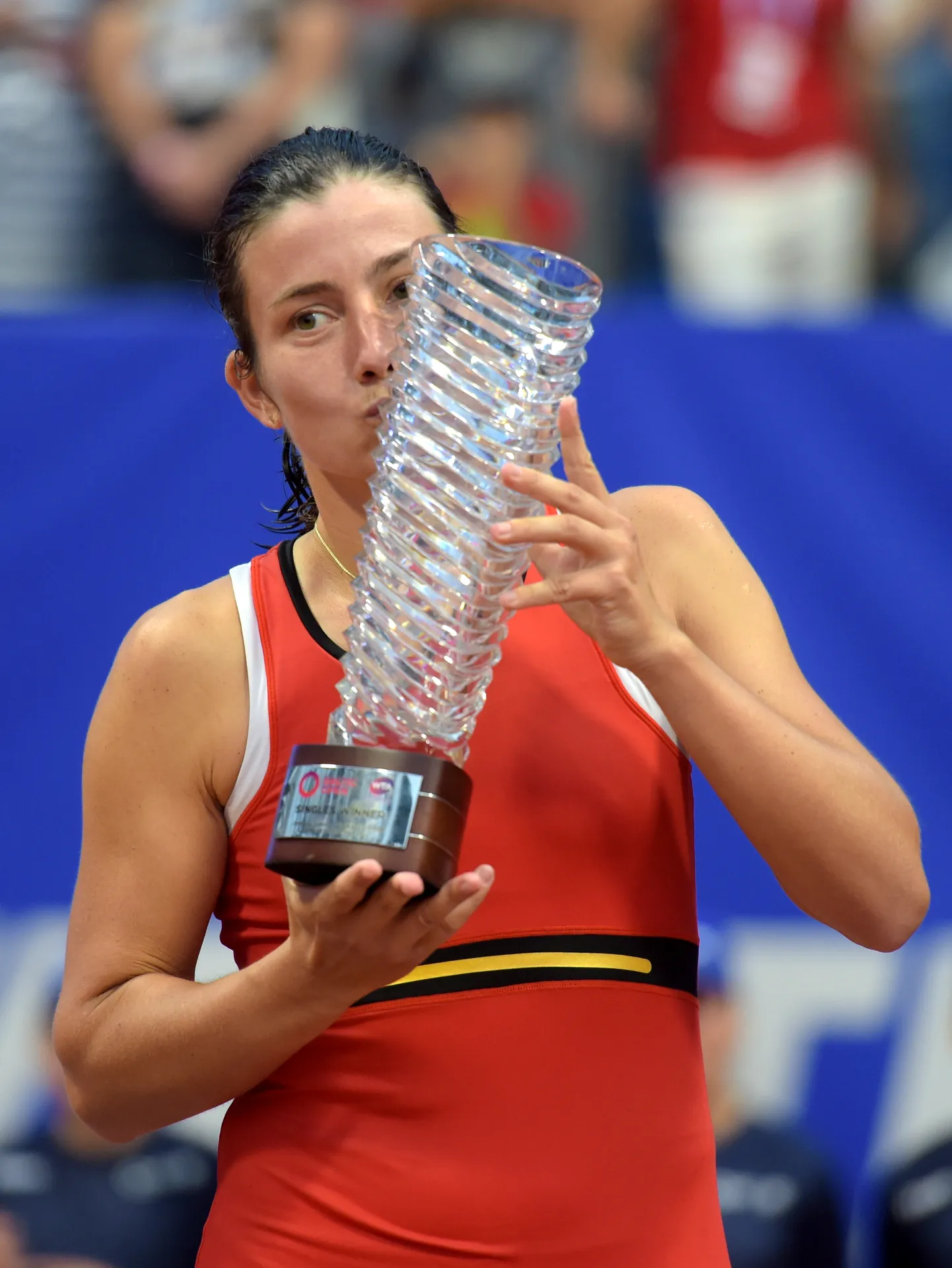 "Baltic Open" vienspēles sacensību uzvarētāja Anastasija Sevastova.