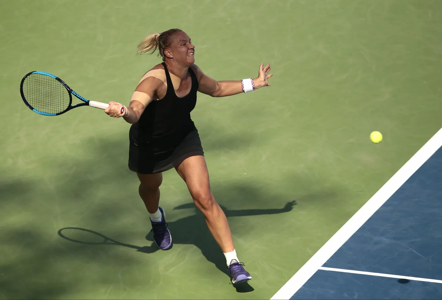Kaia Kanepi jõudis USA lahtistel veerandfinaali.