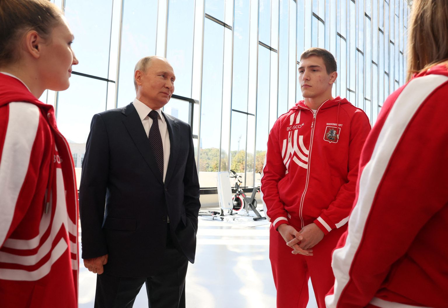 Vladimir Putin septembris Moskvas uue spordikompleksi avamisel.