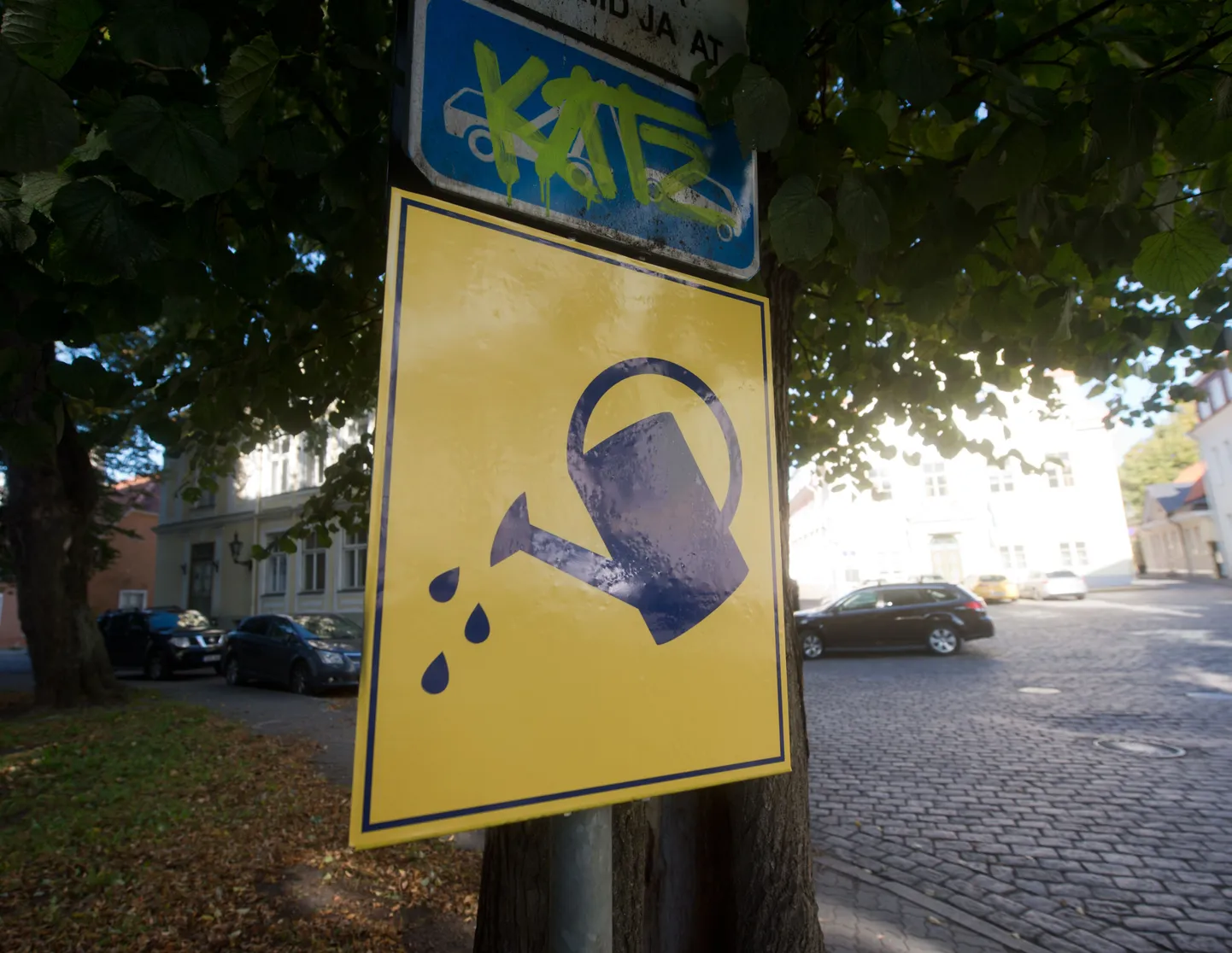 Alkoholi tarvitamist lubavad sildid Toompeal said uue tähenduse.