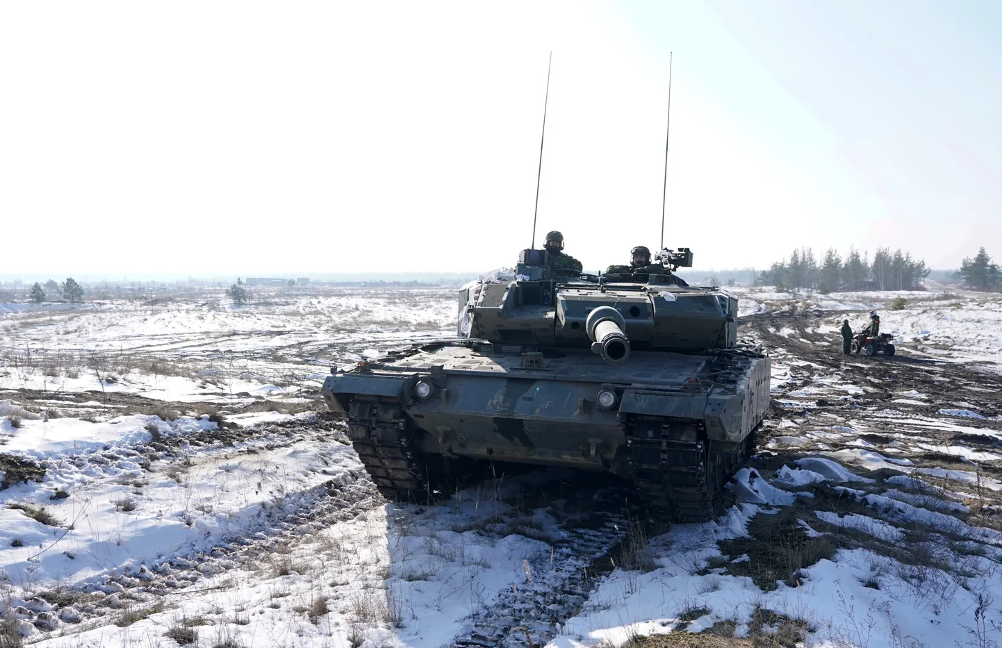 Учения НАТО на Адажском полигоне.