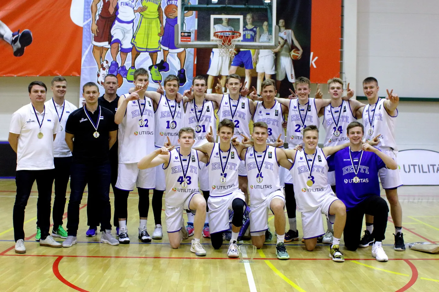 Eesti U18 koondis.
