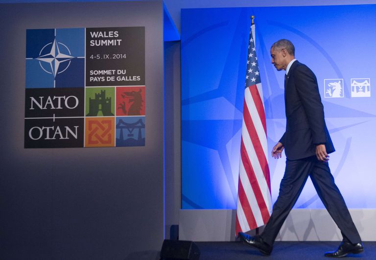 Foto: President Obama NATO tippkohtumisel. Foto: Scanpix
