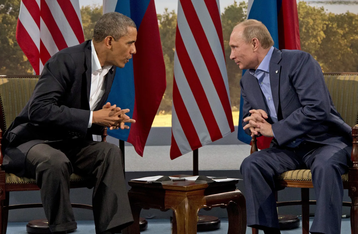 Vladimir Putini ja Barack Obama kohtumine selle aasta juunis Põhja-Iirimaal Enniskillenis