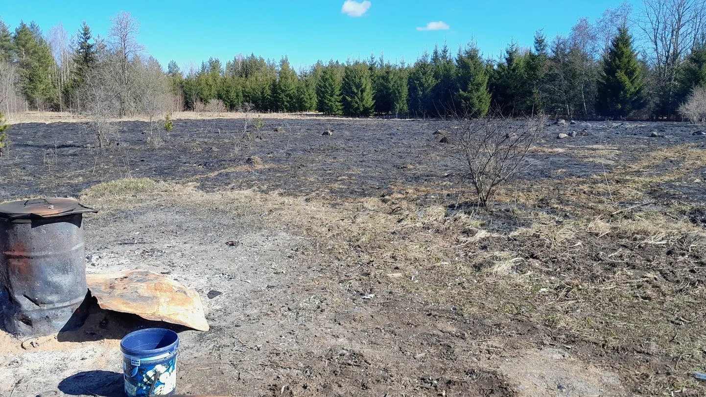 Põleng Lüganuse vallas Tarumaa külas.