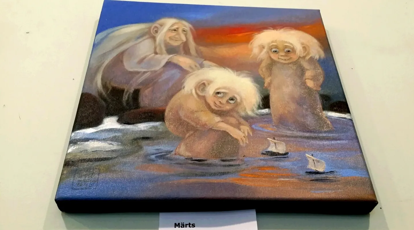 Pille Tammela trollid laevu ujutamas.