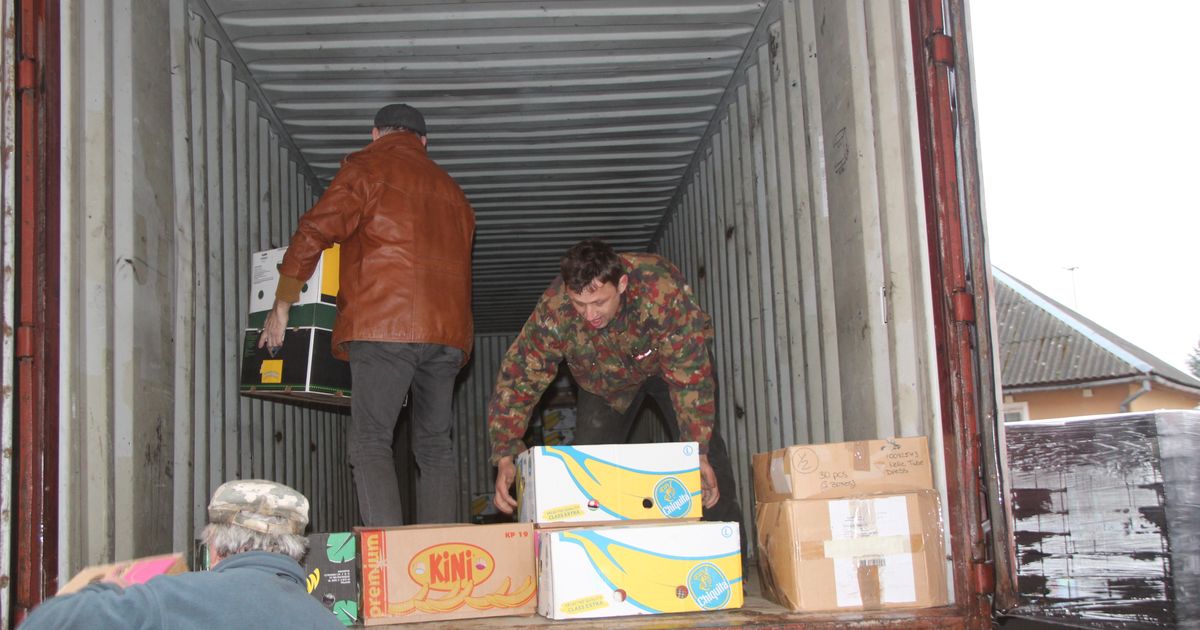 Otepäält saadeti Ukrainasse riideabi