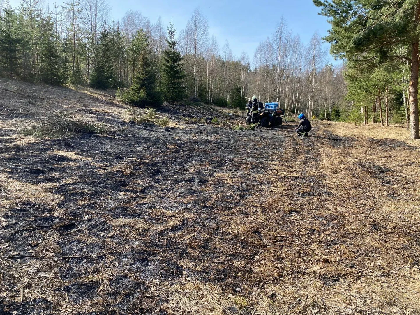 Hiljutine kulupõleng Otepää vallas Miti külas ohustas ka hooneid.
