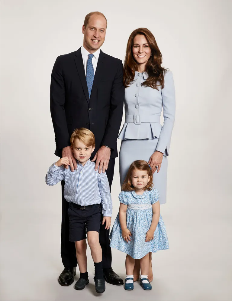 William, Catherine, George ja Charlotte