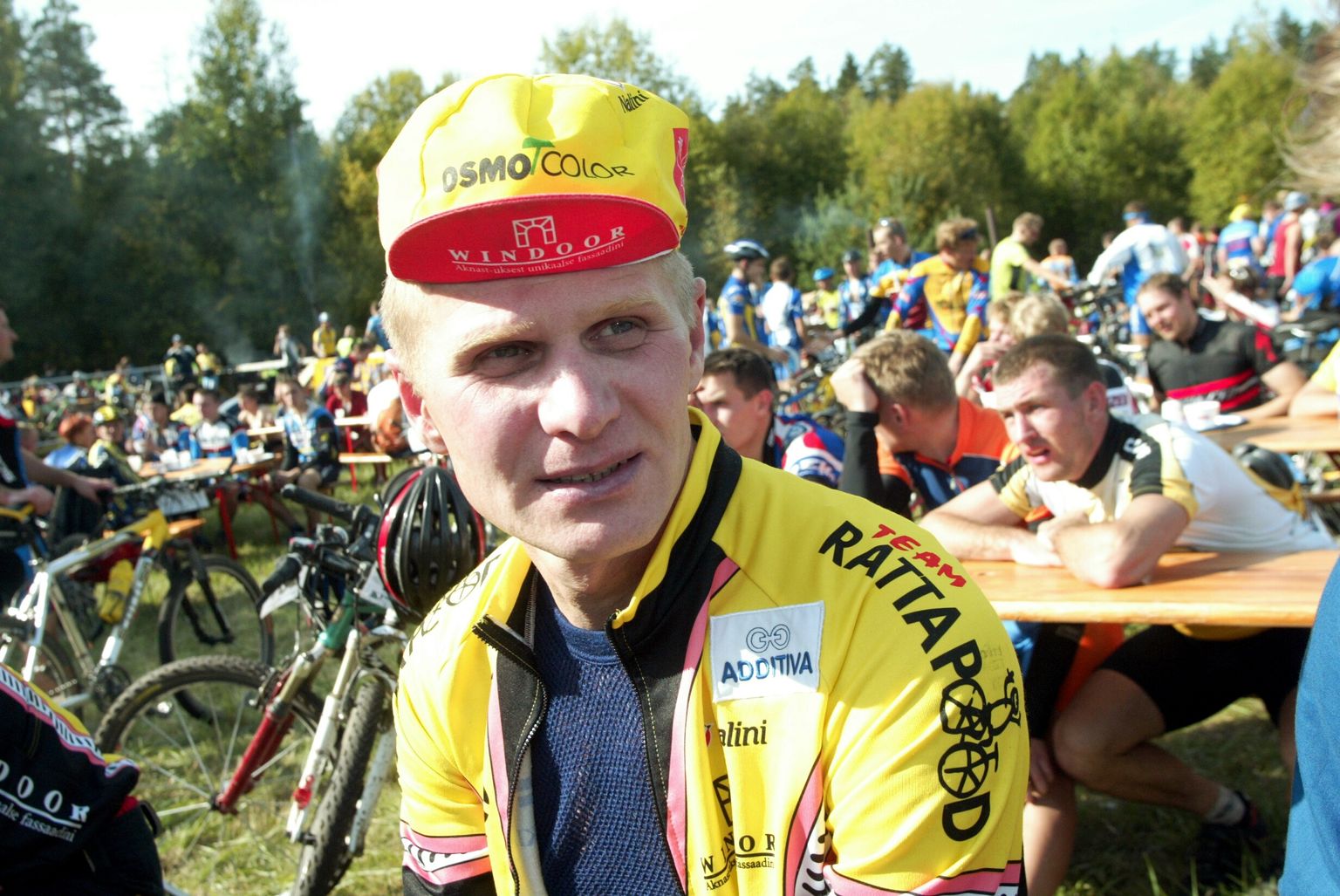 Endine tippjalgrattur Riho Suun 2003. aastal Tartu rattamaratonil.