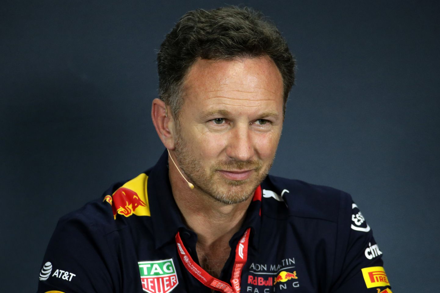 Christian Horner (GBR) Red Bull Racing Team Principal in the FIA Press Conference.
Hungarian Grand Prix, Friday 2nd August 2019. Budapest, Hungary.