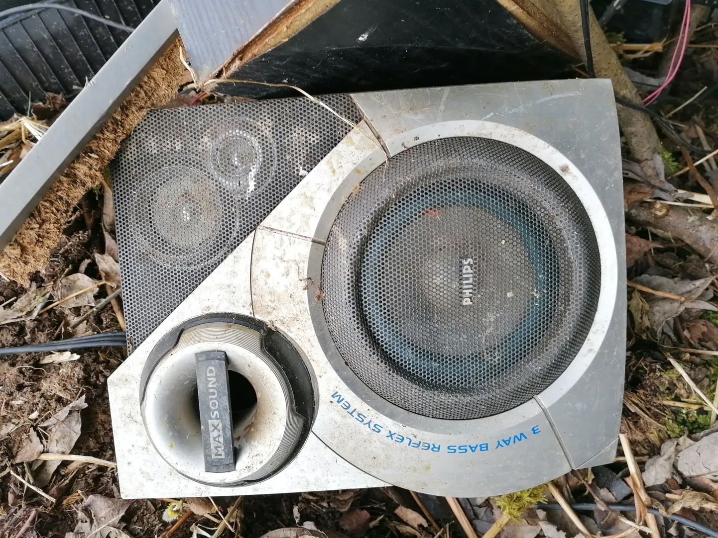 Elektroonikajäätmed Raiste külas.