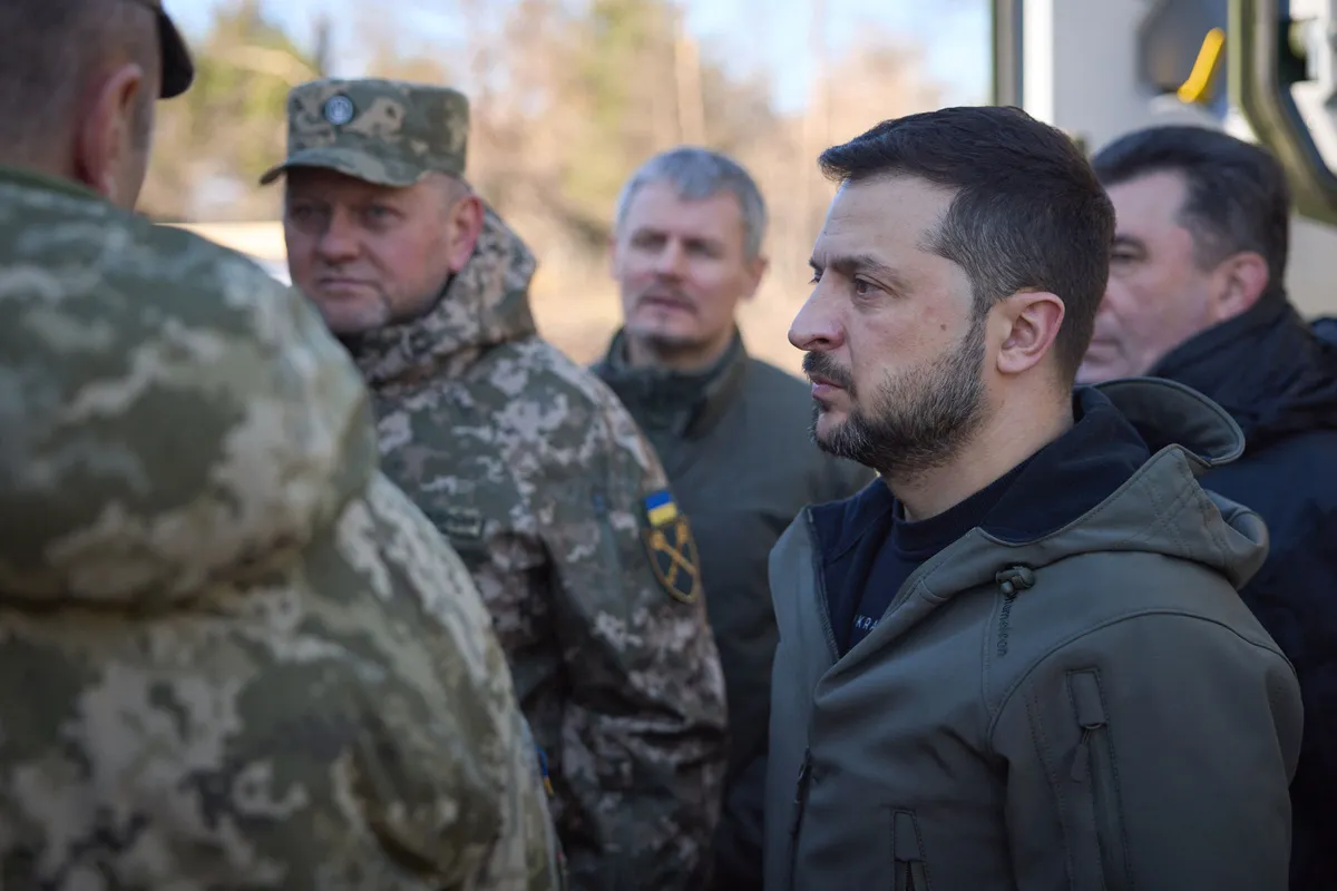 Zaluzhnyi and Zelensky were still inspecting the troops together on November 3rd of last year.