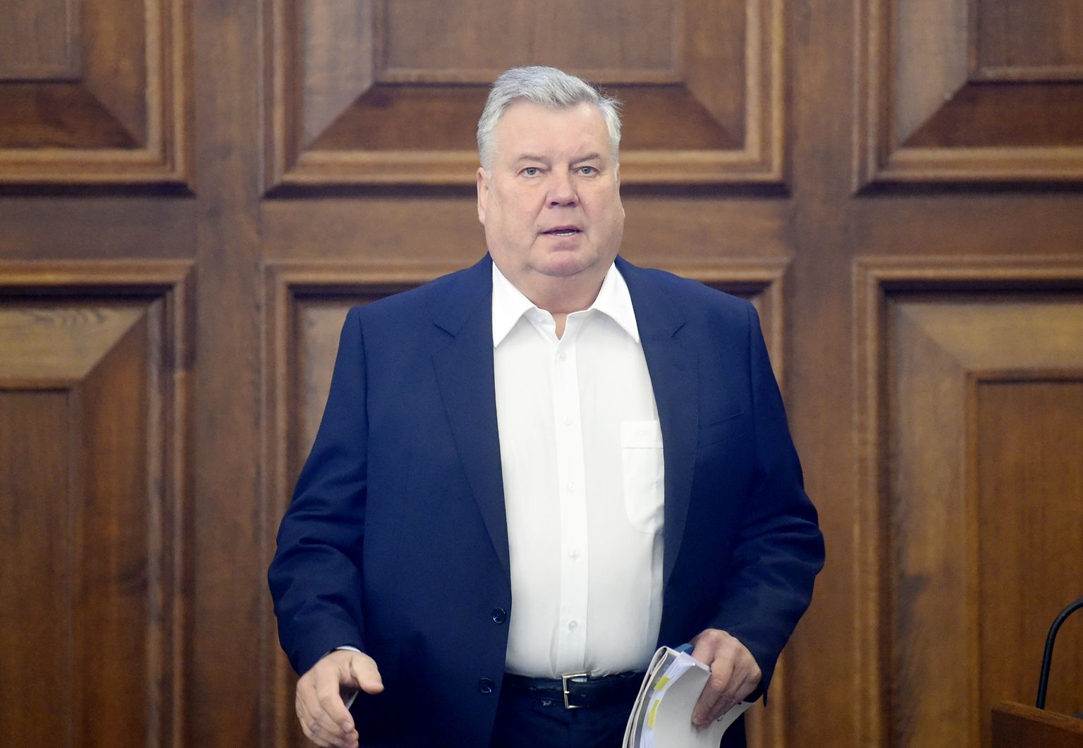 "Saskaņas" priekšsēdētājs Jānis Urbanovičs
