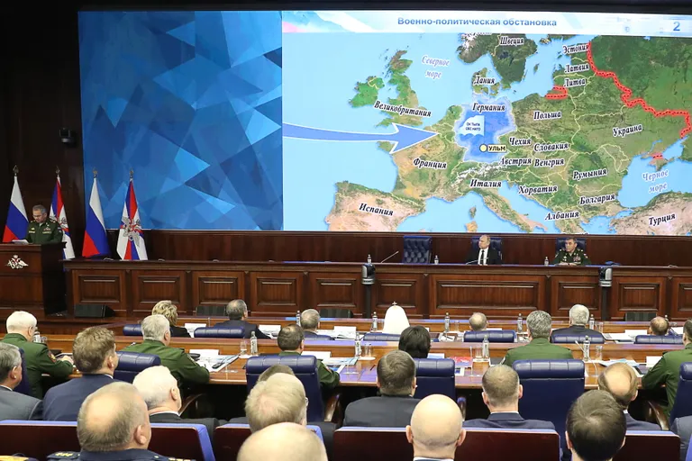 Vene kaitseministeeriumi kohtumine.