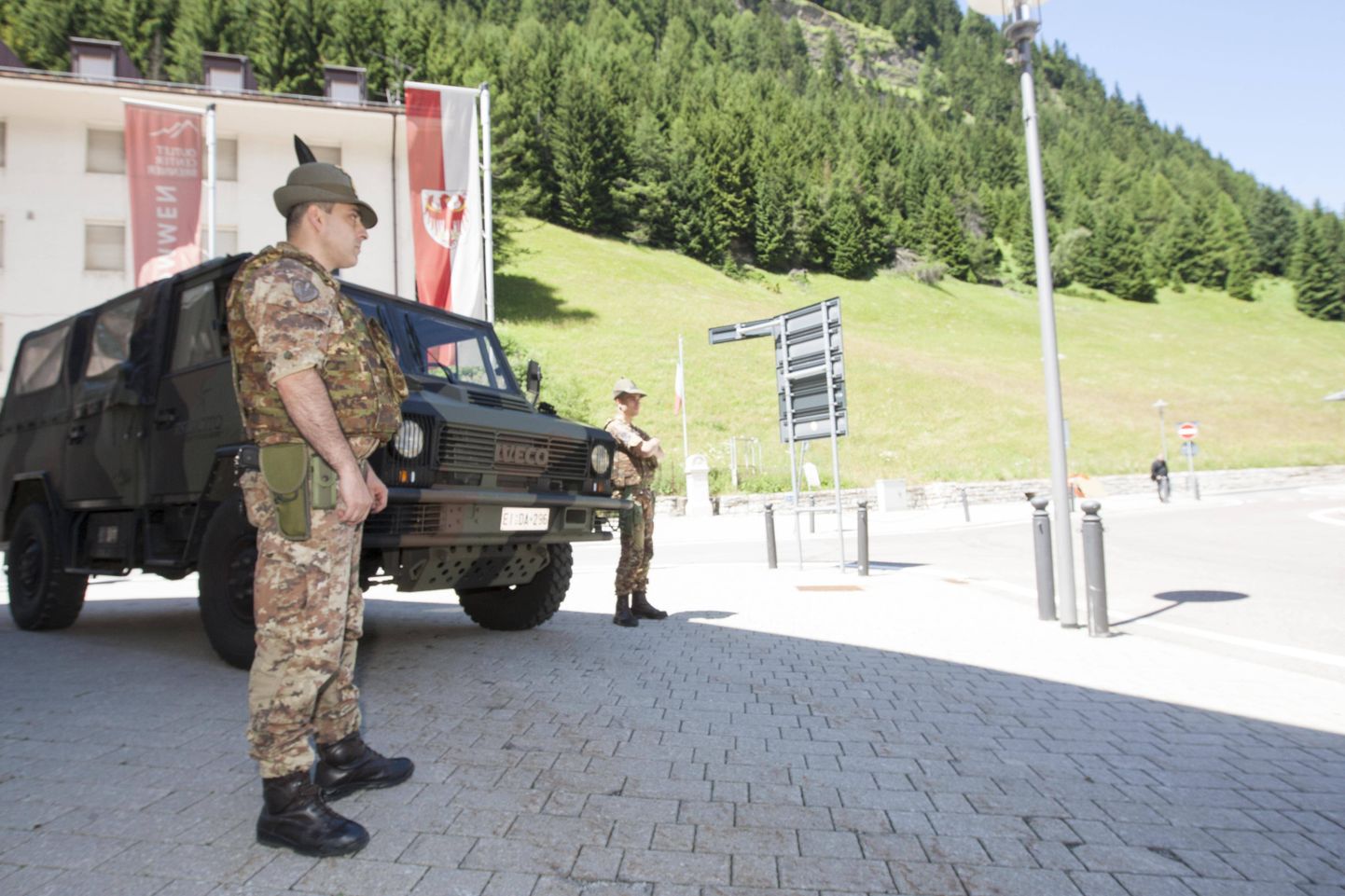 Sõjaväelased Itaalia-Austria piiril