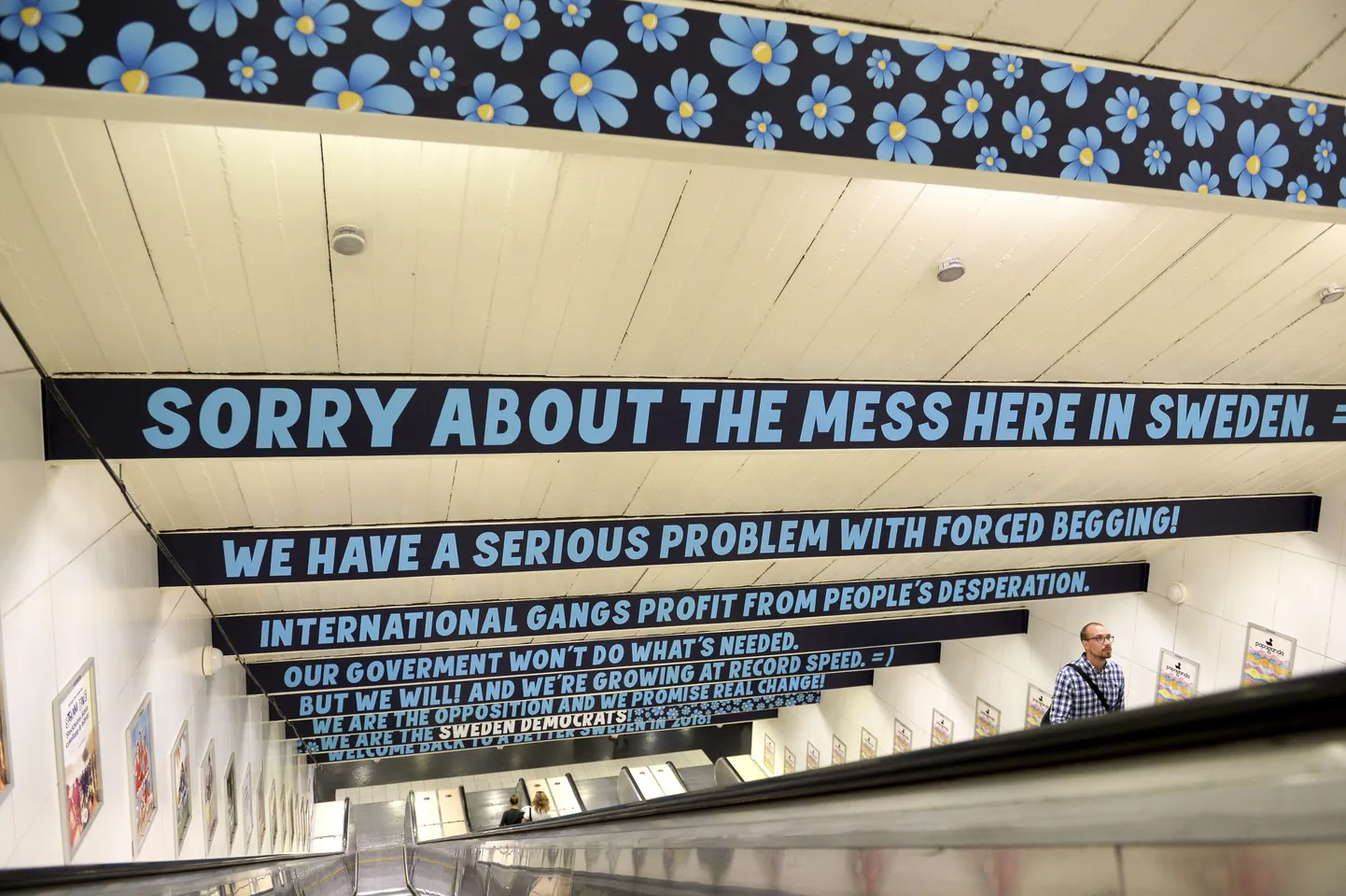 Kampaania metroos.
