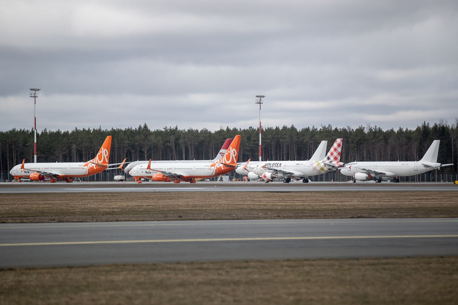 Lennukid Tallinna lennujaamas
