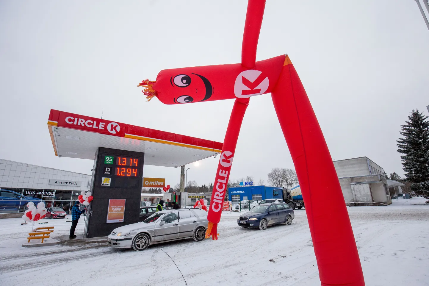 Circle K automaattankla avamine Paides 2018. aasta alguses.