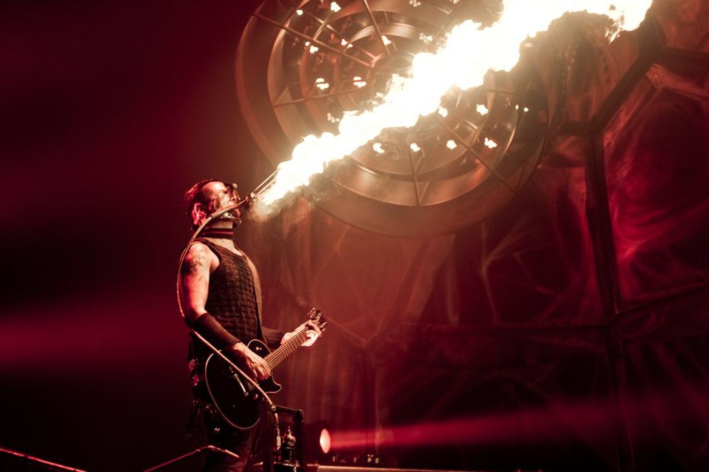 Rammstein andis 7. veebruaril kontserdi Riias pea 15 000 inimesele.