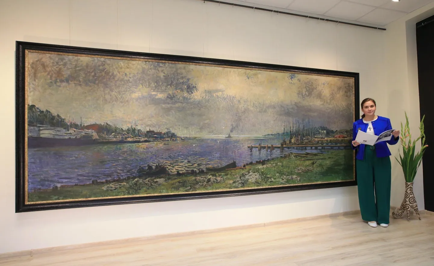 Elmar Kitse maal “Pärnu jõgi”.