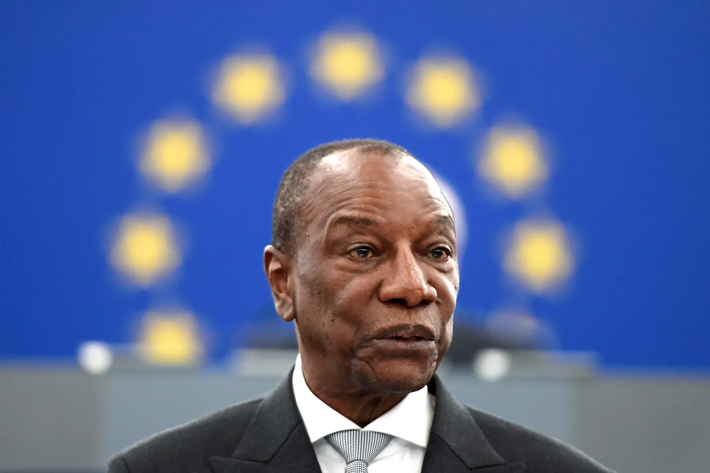 President Alpha Conde.