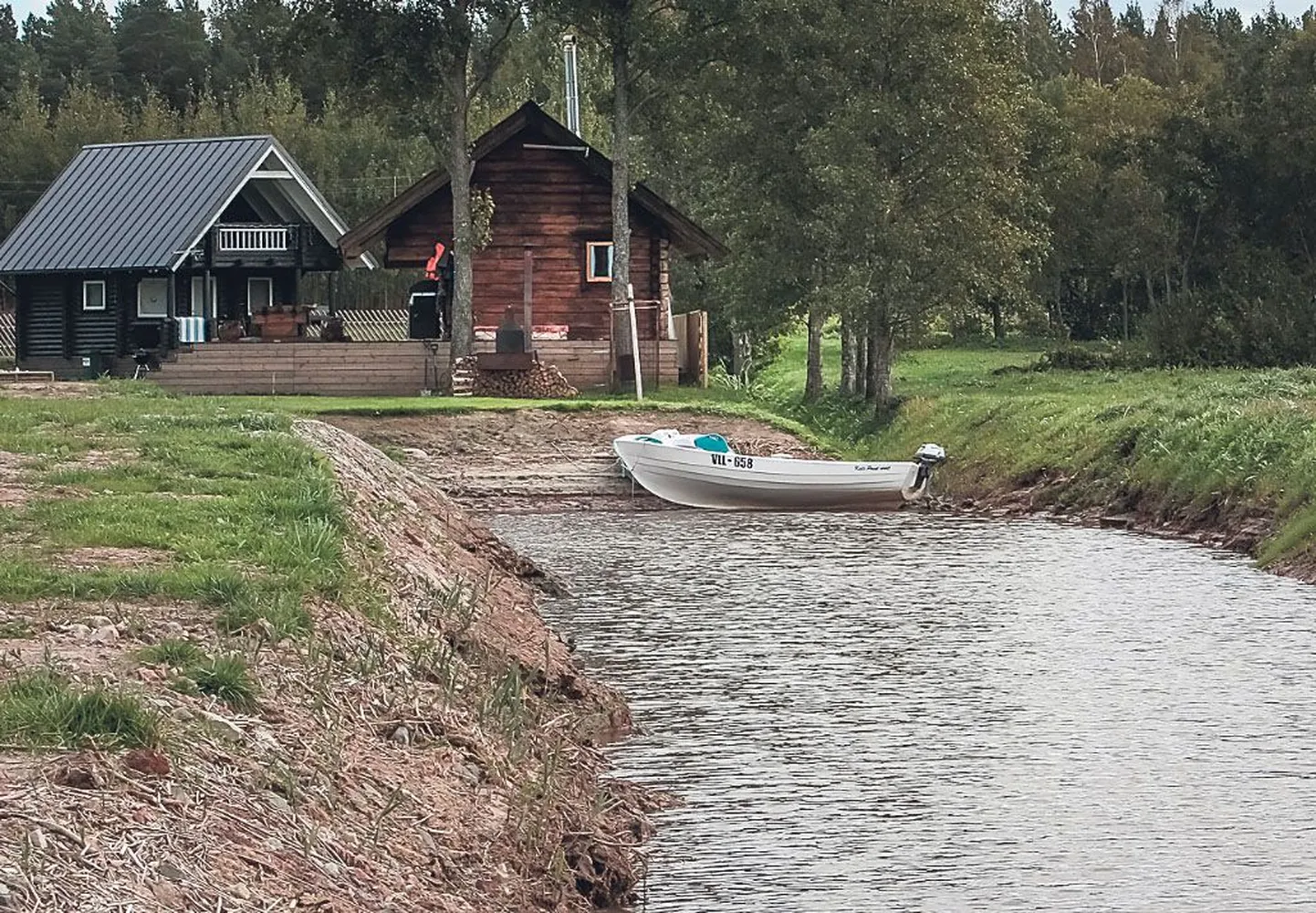 Krundinaabrite eesmärk oli avada uuesti merre kraav, mis on aja jooksul täis settinud.