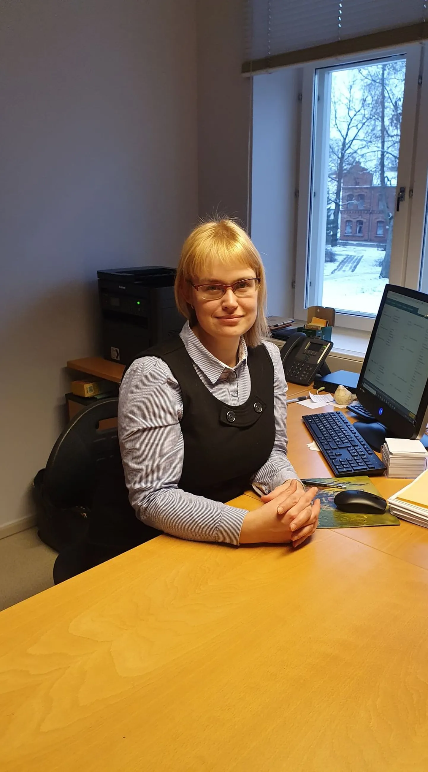 Triinu Rätsepp alustas tööd Valga keskraamatukogu juhina.