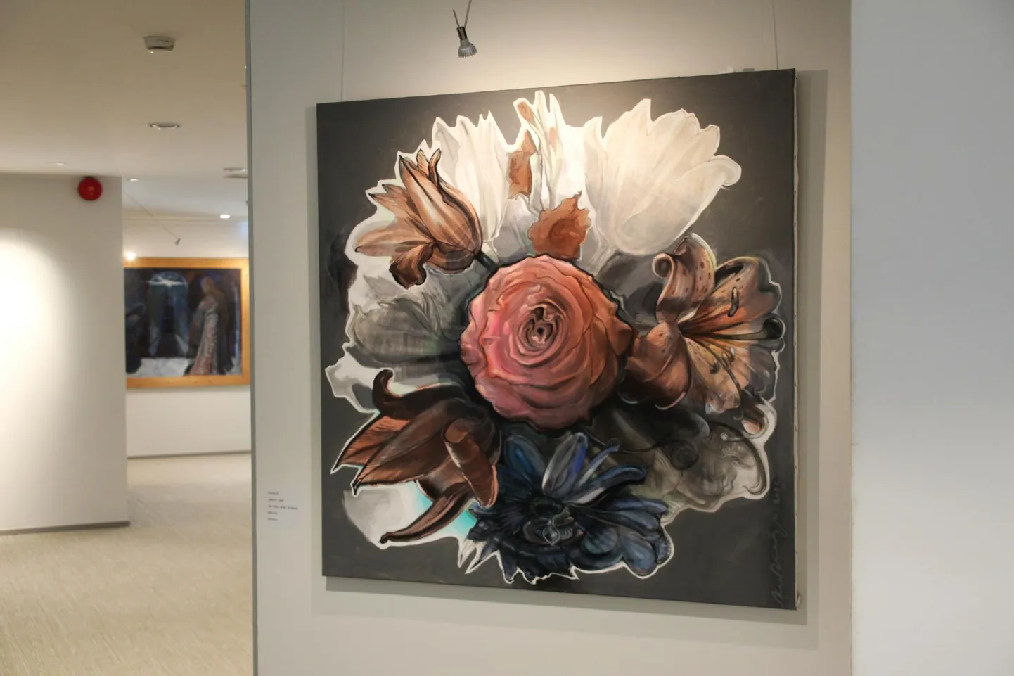 Kai Kaljo, «Lilled VII», 2022. Akrüül, õli, lõuend.