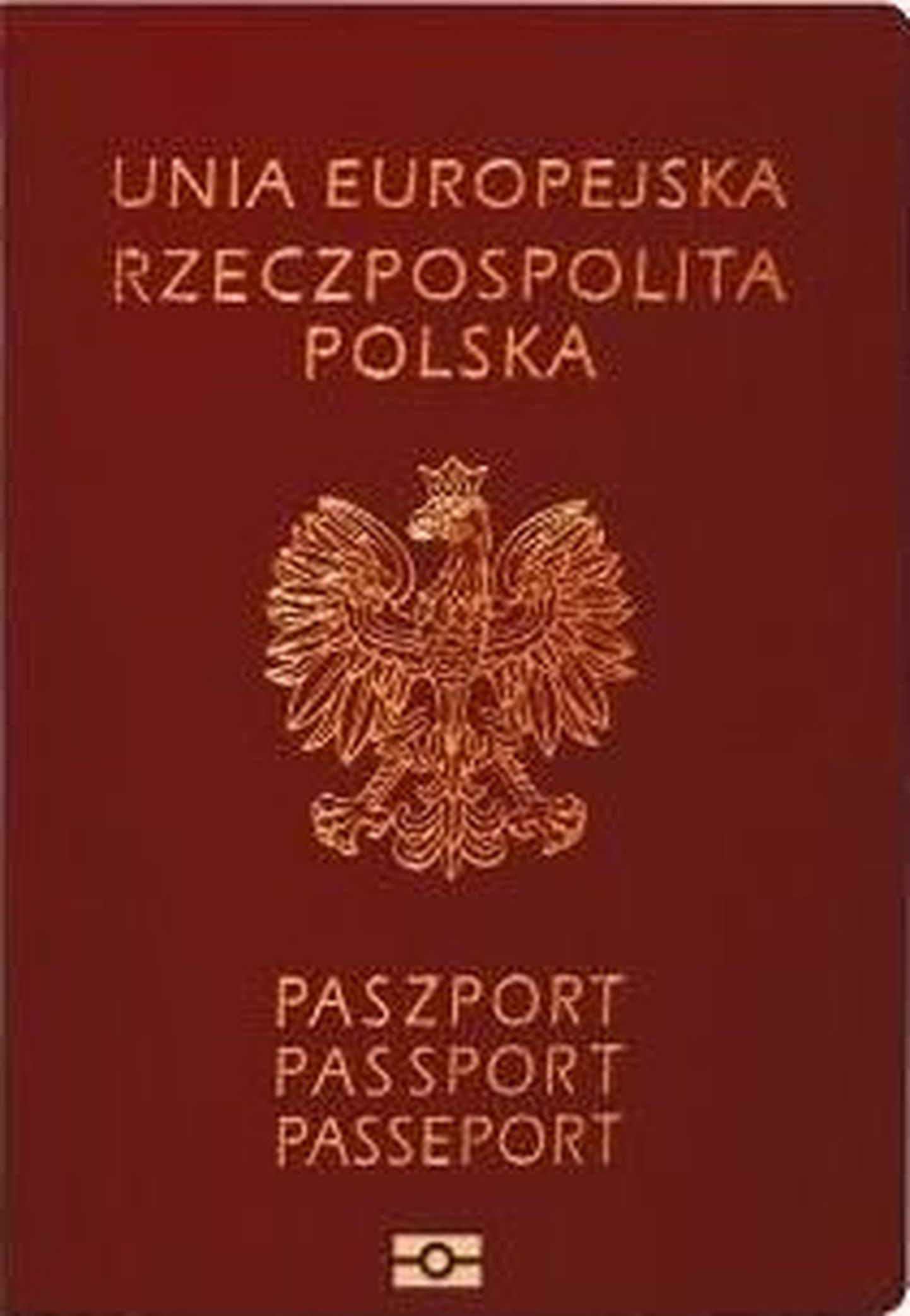 Обложка польского паспорта.
