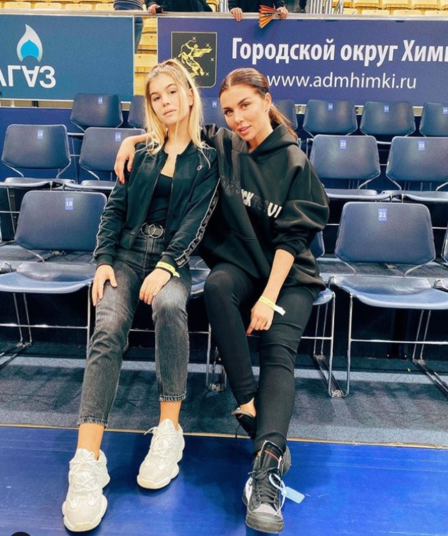 Анна Седокова с дочерью Алиной