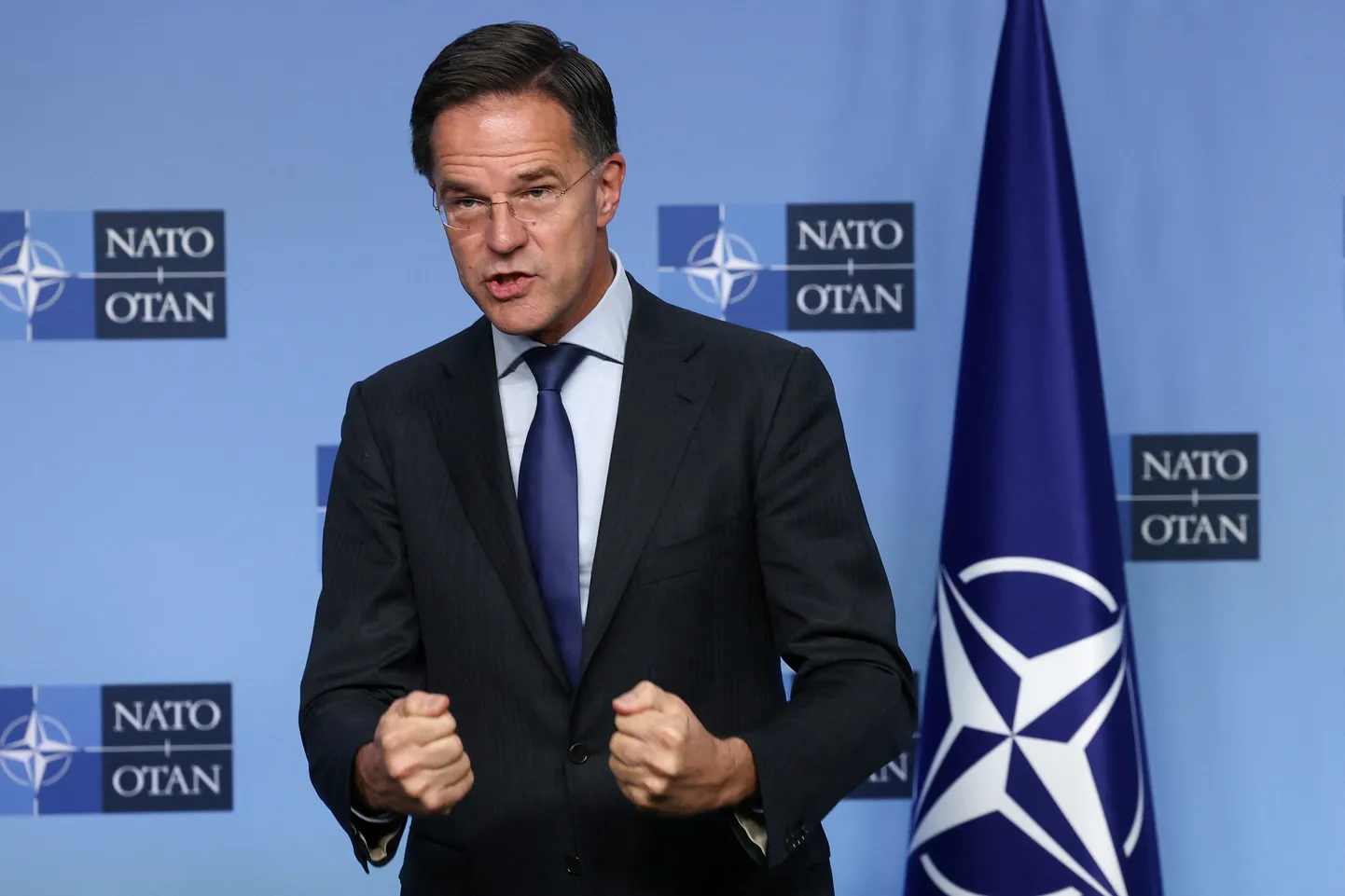 NATO ģenerālsekretārs Marks Rite.