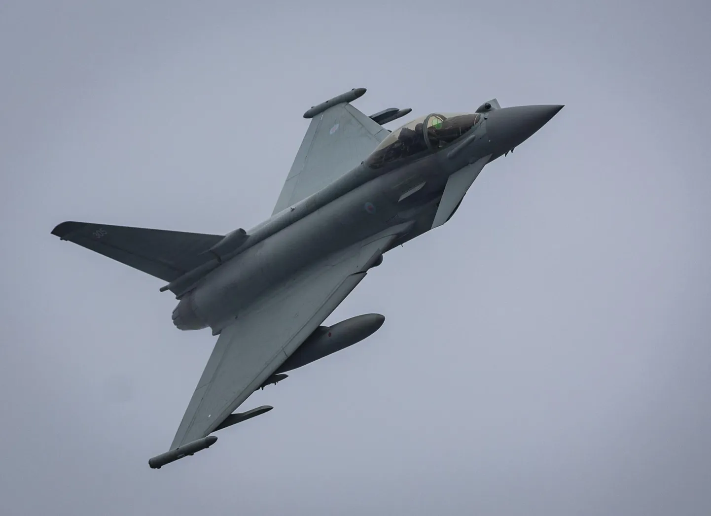 Eurofighter Typhoon hävituslennuk.