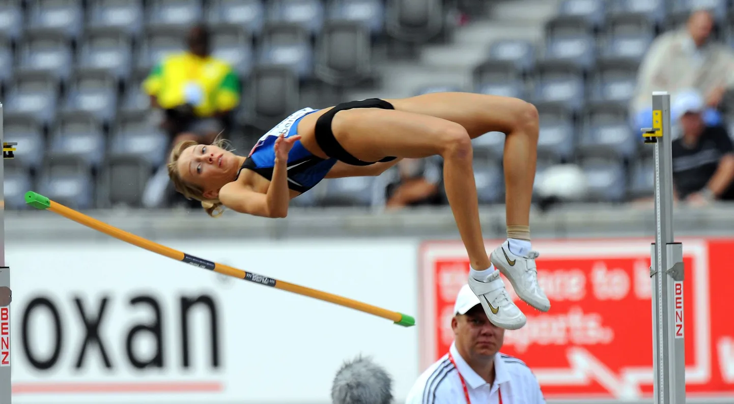 Kõrgushüppaja Anna Iljuštšenko.