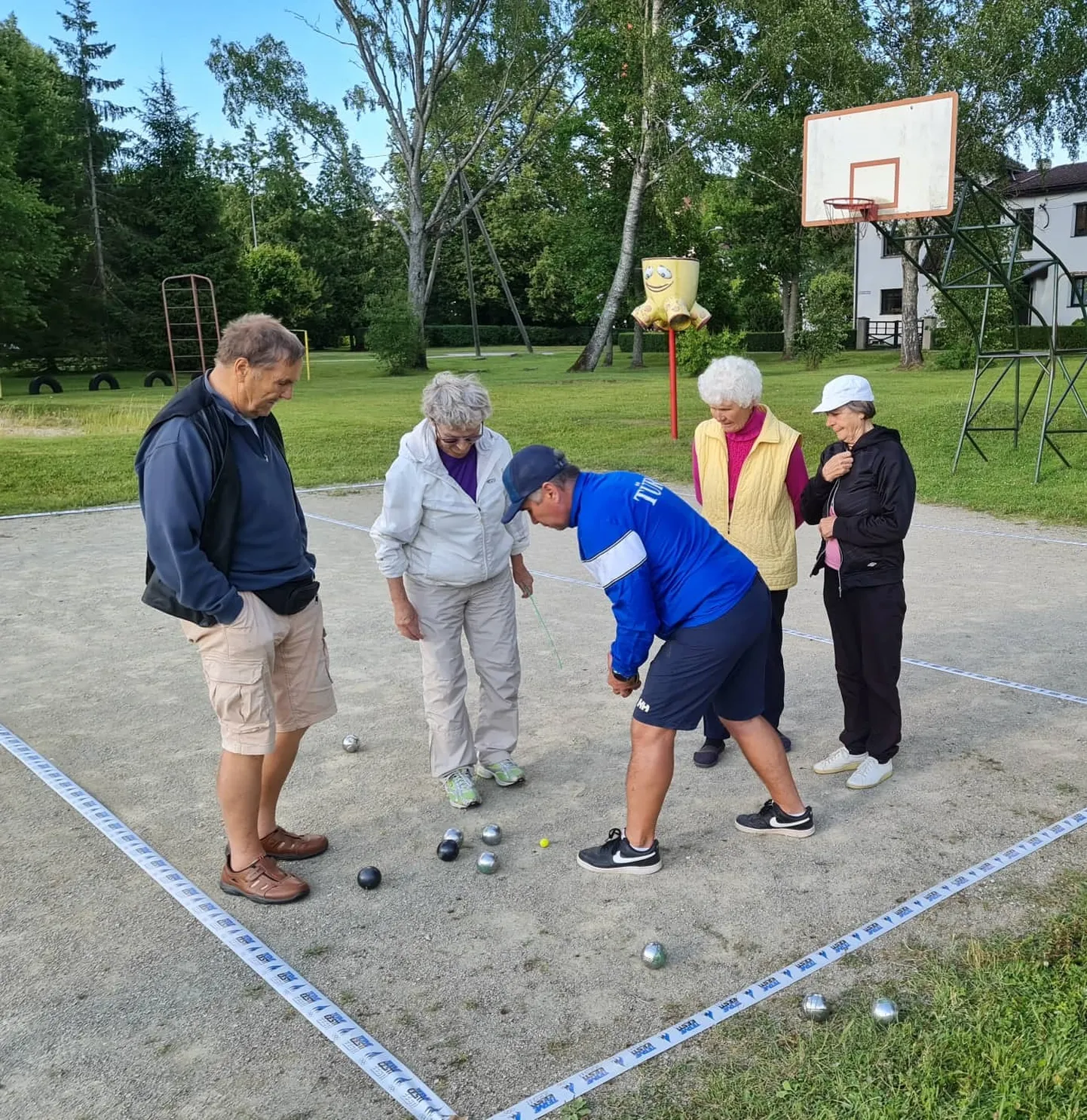 Järvamaa petankitriod mänguhoos.