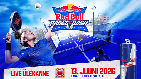 OTSEÜLEKANNE ⟩ Kes võidab 2026. aasta Red Bull Padel Dash Eesti finaali?