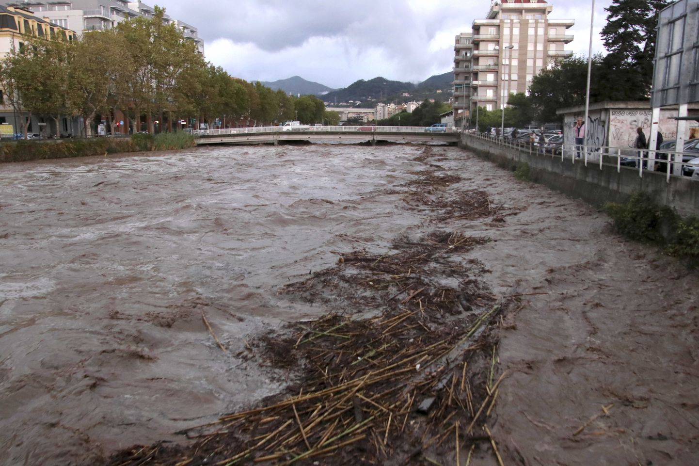 Nädala alguses oli Põhja-Itaalias Liguurias torm, sadas rekordkogus vihma ja tekkis üleujutus